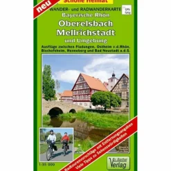 Outlet BAYERISCHE RHÖN, OBERELSBACH, MELLRICHSTADT - Wanderkarte Fahrradkarten|Wanderkarten Und Winterkarten