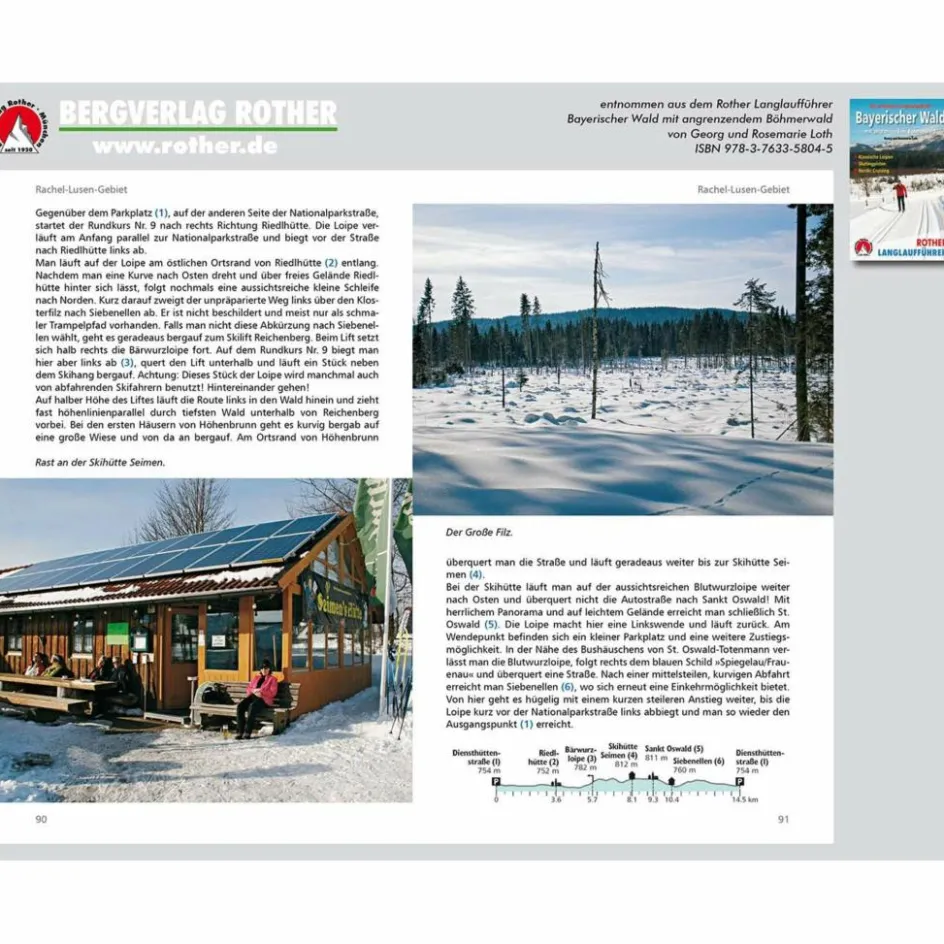 Wintersportführer^BAYERISCHER WALD MIT ANGRENZENDEM BÖHMER