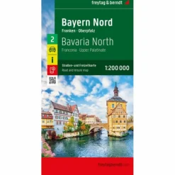 Online BAYERN NORD, STRAßEN- UND FREIZEITKARTE 1:200.000 - Straßenkarte Straßenkarten|Straßenkarten