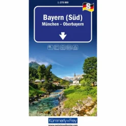 Straßenkarten|Straßenkarten^BAYERN (SÜD) NR. 8 REGIONALKARTE DEUTSCHLAND 1:275 000 - Straßenkarte