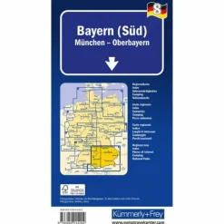 Straßenkarten|Straßenkarten^BAYERN (SÜD) NR. 8 REGIONALKARTE DEUTSCHLAND 1:275 000 - Straßenkarte