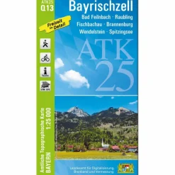 Fahrradkarten|Wanderkarten Und Winterkarten^BAYRISCHZELL 1:25 000 - Wanderkarte