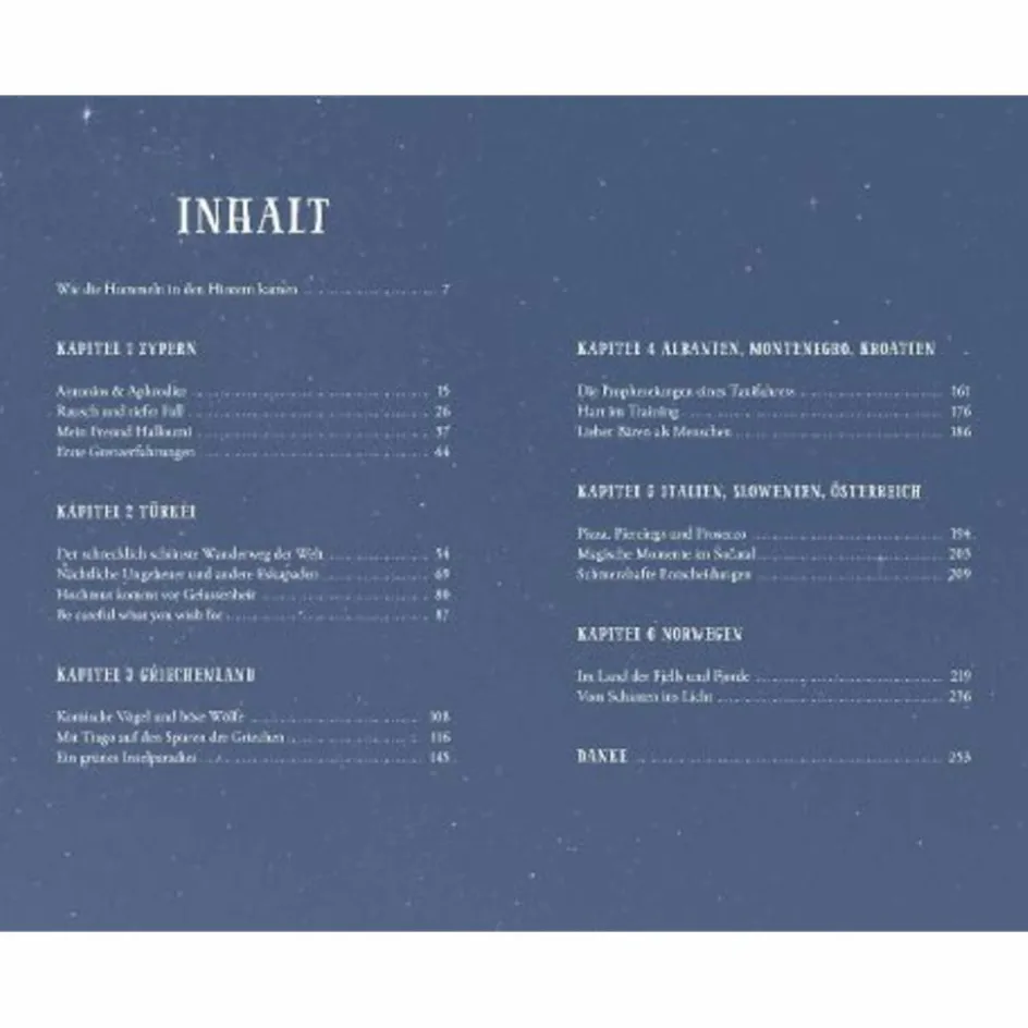 Online ÜBER MIR DER STERNENHIMMEL - Reisebericht So Weit Die Füße Tragen