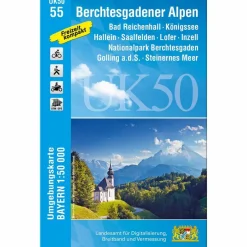 Sale BERCHTESGARDENER ALPEN 1 : 50 000 (UK50-55) Wanderkarten Und Winterkarten|Wanderkarten Und Winterkarten