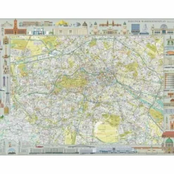 Stadtpläne^BERLINER WAHRZEICHENPLAN - Stadtplan