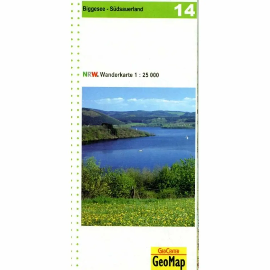 Outlet BIGGESEE - SÜDSAUERLAND 1:25.000 BLATT 14 - Wanderkarte Wanderkarten Und Winterkarten|Wanderkarten Und Winterkarten