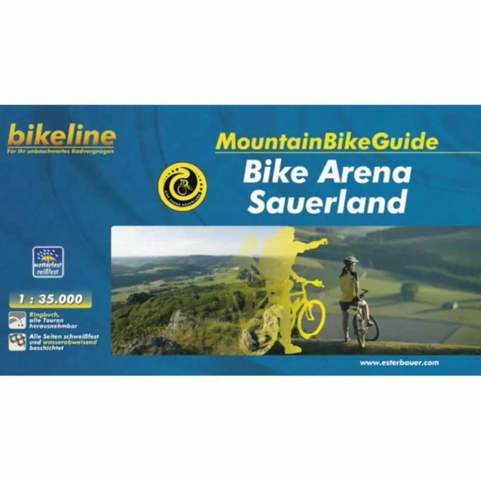 Sale BIKELINE MOUNTAINBIKEGUIDE SAUERLAND - Radwanderführer Radwanderführer Und Mountainbikeführer
