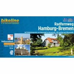 Sale BIKELINE RADFERNWEG HAMBURG-BREMEN - Radwanderführer Radwanderführer Und Mountainbikeführer