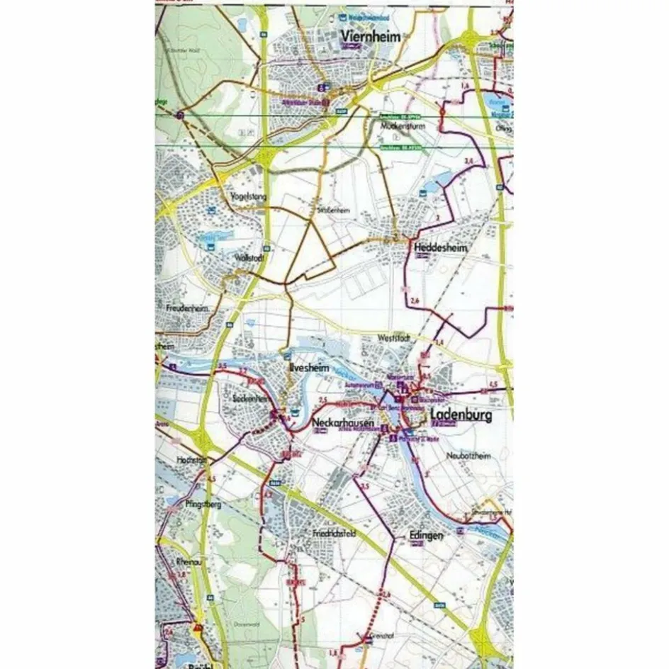 Hot BIKELINE RADKARTE KRAICHGAU 1:75.000 - Fahrradkarte Fahrradkarten|Fahrradkarten