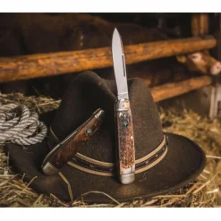 Böker Manufaktur Solingen Klappmesser^CATTLE KNIFE MASERBIRKE - Klappmesser