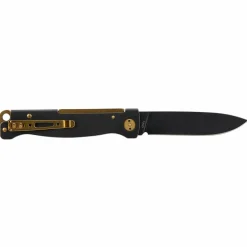 New ATLAS BLACK STONEWASH BRASS - Klappmesser Klappmesser