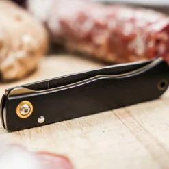 New RUSTICUS MEDIUM ALL BLACK - Taschenmesser Klappmesser