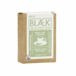 Blaek Coffee Verpflegung|Kaffee Equipment^BLAEK PREMIUM INSTANT KAFFEE NO.2 - MEDIUM ROAST - BOX - Kaffee