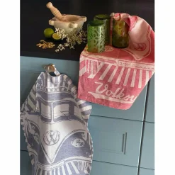 BRISA Handtücher|Hygiene Und Körperpflege^VW T1 BUS GESCHIRRTUCH 2ER SET – STRAHLEN/VINTAGE ROT & BLAU