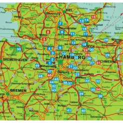 Reiseführer Deutschland^BVR RUND UM HAMBURG - Wanderführer