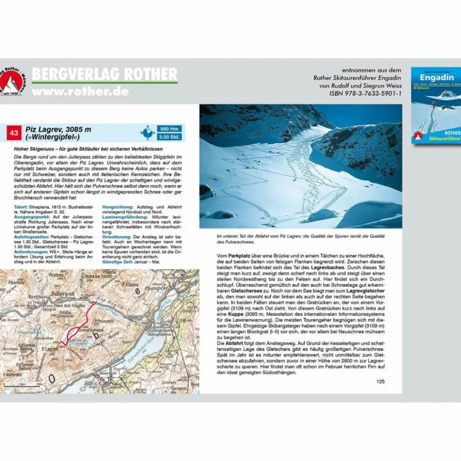 Wintersportführer^BVR SKITOURENFÜHRER ENGADIN