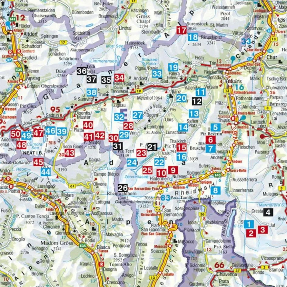 BVR SKITOURENFÜHRER SURSELVA Wintersportführer