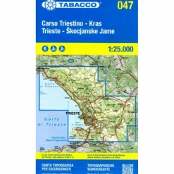 CARSO TRIESTINO E ISONTIONO 1:25 000 - Wanderkarte Wanderkarten Und Winterkarten|Wanderkarten Und Winterkarten