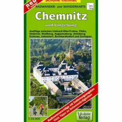 CHEMNITZ UND UMGEBUNG 1 : 35 000. RADWAN - Wanderkarte Fahrradkarten|Wanderkarten Und Winterkarten