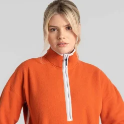 CO2 RENU HALF ZIP Damen - Fleecepullover Damen Pullover Und Fleecepullover