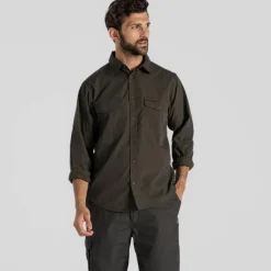 Outlet KIWI LONG SLEEVED SHIRT Herren - Outdoor Hemd Herren Hemden