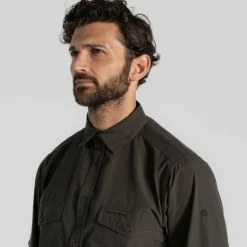 Outlet KIWI LONG SLEEVED SHIRT Herren - Outdoor Hemd Herren Hemden