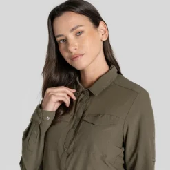 Hot NOSILIFE PRO LONG SLEEVED SHIRT III Damen - Outdoor Bluse Damen Hemden