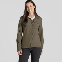 Hot NOSILIFE PRO LONG SLEEVED SHIRT III Damen - Outdoor Bluse Damen Hemden