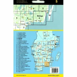 Fahrradkarten|Fahrradkarten^CYKELKARTAN BLAD 5 BLEKINGE 1:90000 - Fahrradkarte