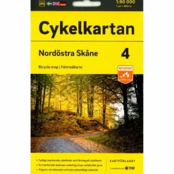 Fahrradkarten|Fahrradkarten^CYKELKARTAN BLAD 4 NORDÖSTRA SKÅNE 1:90000 - Fahrradkarte