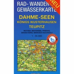 Fahrradkarten|Gewässerkarten^DAHME-SEEN: KÖNIGS WUSTERHAUSEN, TEUPITZ - Fahrradkarte