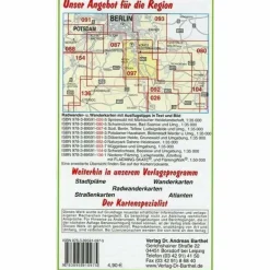 Outlet DAHME-SEEN UND FLUTGRABENAUE 1 : 35 000. - Wanderkarte Fahrradkarten|Wanderkarten Und Winterkarten