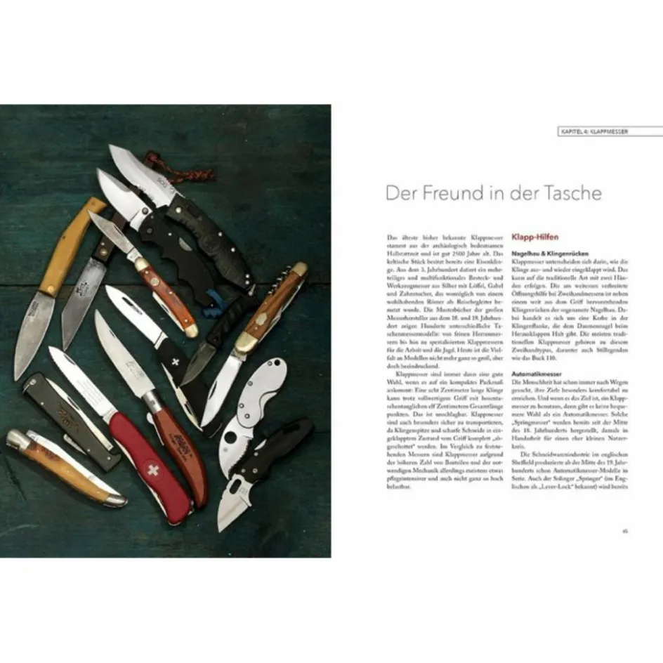 New DAS GROßE BUCH VOM MESSER - Sachbuch Outdoor-Sachbücher Und Naturwissen|Ausrüstungsratgeber Und Reparaturratgeber