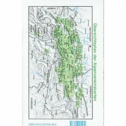 Winterkarten|Wanderkarten Und Winterkarten^DAV 33 SKI TUXER ALPEN 1:50T - Wanderkarte