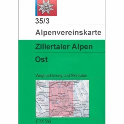 Online DAV 35/3 ZILLERTALER ALPEN OST - Wanderkarte Wanderkarten Und Winterkarten|Wanderkarten Und Winterkarten