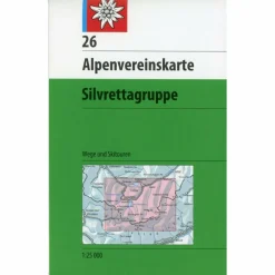 Winterkarten|Wanderkarten Und Winterkarten^DAV ALPENVEREINSKARTE 26 SILVRETTAGRUPPE - Wanderkarte