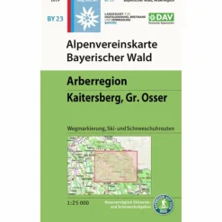 Outlet DAV BY23 BAYERISCHER WALD, ARBERREGION, KAITERSBERG, OSSER - Wanderkarte Wanderkarten Und Winterkarten|Wanderkarten Und Winterkarten