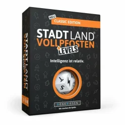 Kinder Denkriesen Reisespiele|Kinderreisespiele Und Spielzeug^STADT LAND VOLLPFOSTEN - LEVELS - CLASSIC EDITION - 'INTELLI - Reisespiel