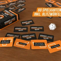 Kinder Denkriesen Reisespiele|Kinderreisespiele Und Spielzeug^STADT LAND VOLLPFOSTEN - LEVELS - CLASSIC EDITION - 'INTELLI - Reisespiel