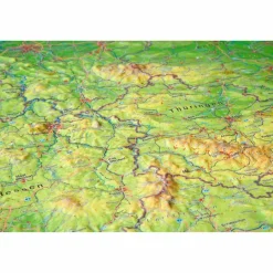 Sale DEUTSCHLAND 1 : 1 200 000 MIT ALUMINIUM - Wand Karte Wandkarten Und Poster