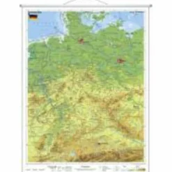 Clearance DEUTSCHLAND, PHYSISCH 1 : 1 100 000. WANDKARTE - Poster Wandkarten Und Poster