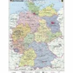 Discount DEUTSCHLAND, POLITISCH 1 : 1 000 000 WANDKARTE - Poster Wandkarten Und Poster