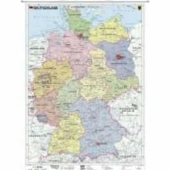 Online DEUTSCHLAND POLITISCH. WANDKARTE MIT METALLEISTE - Poster Wandkarten Und Poster