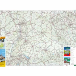 Hot DEUTSCHLAND, RAIL TRAVEL MAP 1:500.000, FREYTAG & BERNDT - Karte Straßenkarten|Straßenkarten