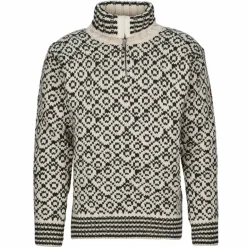 Damen Devold Pullover Und Fleecepullover|Pullover Und Fleecepullover^SVALBARD WOOL ZIP NECK Unisex - Wollpullover