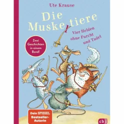 Clearance DIE MUSKELTIERE - VIER HELDEN OHNE FURCHT UND TADEL - Kinderbuch Kinder Kinderromane Und Geschichten|Kinderbücher Und Jugendbücher