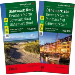 Discount DÄNEMARK NORD UND SÜD 1:150.000 - Straßenkarte Straßenkarten|Straßenkarten