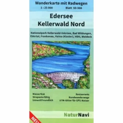 Sale EDERSEE - KELLERWALD NORD, BLATT 50-566, 1 : 25 000 Fahrradkarten|Wanderkarten Und Winterkarten