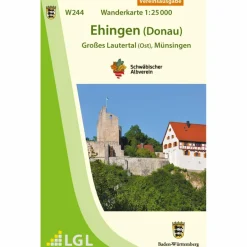 Outlet EHINGEN (DONAU) - GROßES LAUTERTAL (OST), MÜNSINGEN - Wanderkarte Wanderkarten Und Winterkarten|Wanderkarten Und Winterkarten