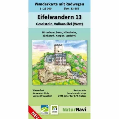 Discount EIFELWANDERN 13 - GEROLSTEIN, VULKANEIFEL (WEST) - Wanderkarte Wanderkarten Und Winterkarten|Wanderkarten Und Winterkarten